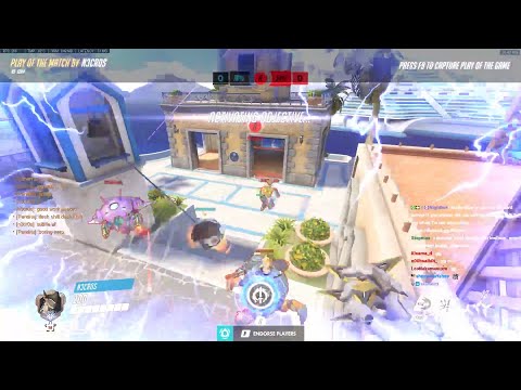 POTG! NECROS INSANE NANO GENJI GAMEPLAY OVERWATCH SEASON 30 TOP 500