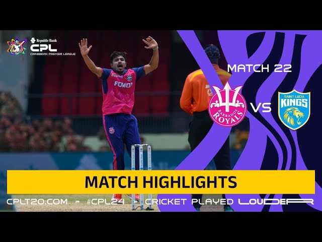 Highlights | St Lucia Kings vs. Barbados Royals | CPL 2024