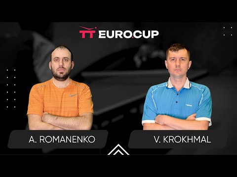 23:30 Andrii Romanenko  - Vitalii Krokhmal 07.04.2025 TT Euro Cup Ukraine Master. TABLE 3