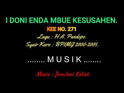 KEE 271 (Karaoke Version) - Jhonlewi Keliat. I DONI ENDA MBUE KESUSAHEN.