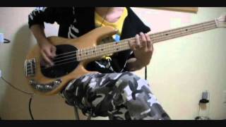 MONGOL800のDon't Worry Be Happyをベースで弾いてみた