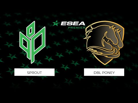 Sprout vs DBL PONEY | Map 2 Dust2 | ESEA Season 38