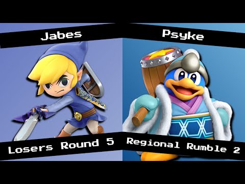 Losers Round 5 - Jabes (Toon Link) vs Psyke (King Dedede) Regional Rumble 2