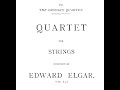 Elgar - String Quartet in E Minor, Op. 83