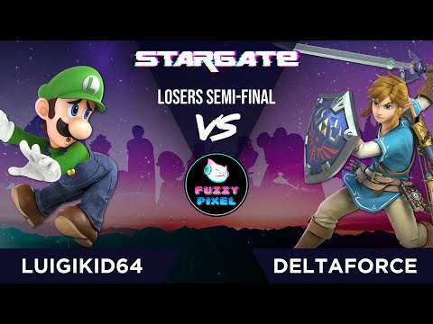 Luigikid64 (Luigi) vs Deltaforce (Link) - Losers Semi-Final - STARGATE #58