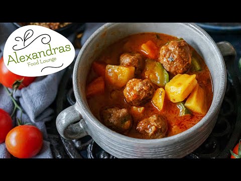 Mediterraner Gemüse Hackbällchen Eintopf/ mein Liebelingseintopf. So lecker.#eintopf