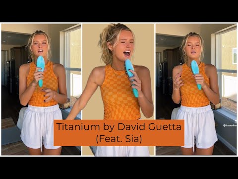 Kenedi Anderson singing Titanium by David Guetta (Feat. Sia) on TikTok