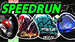 I SPEEDRUN/REVIEW/RANK 20+ "NEW" EARPHONES (ANVIL, D62, P5+2 & more)