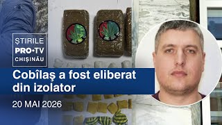 Știrile PRO TV (ORA 20:00) | COBÎLAȘ A FOST ELIBERAT DIN IZOLATOR | Moldova