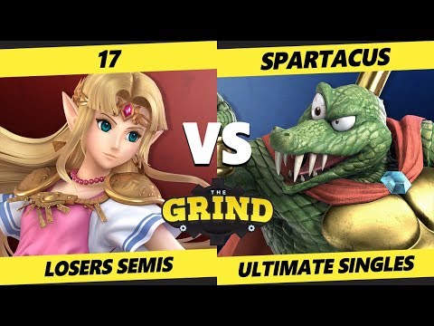 The Grind 121 Online Losers Semis - 17 (Zelda) Vs. Spartacus (K Rool) Smash Ultimate - SSBU