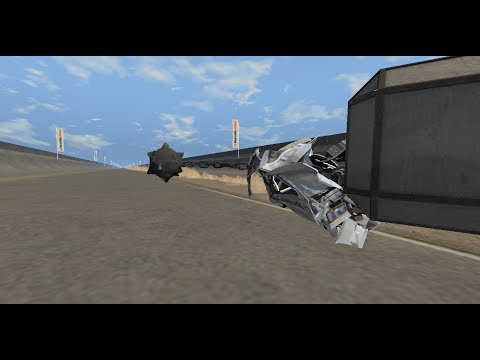 Giant Chain Spinner Against Vehicles #2 BeamNG DRIVE