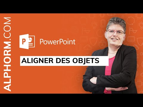 Comment aligner des objets sous Powerpoint 2016 Vidéo Tuto