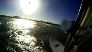 preview picture of video 'Windsurfing Farm Cove, Auckland, NZ'
