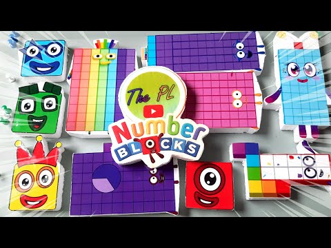Numberblocks Real - Looking for Numberblocks RAINBOW 70 Satisfying Video #153