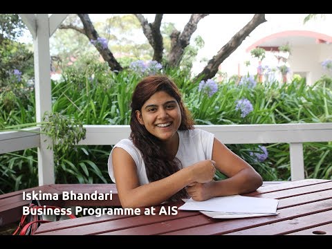 Iskima from Nepal - Business Programme at AIS, New Zealand
