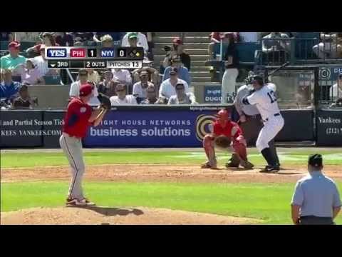 Primer partido de pretemporada 2015 de Alex Rodriguez