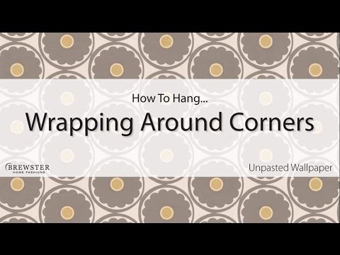 How to Hang Wallpaper Around Corners