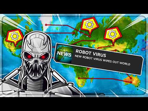 I Evolved A ROGUE AI To DESTROY Every Human in Plague Inc Evolved