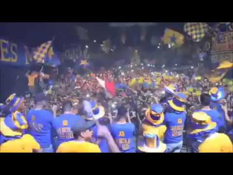 "Libres y lokos la mejor hinchada" Barra: Libres y Lokos • Club: Tigres