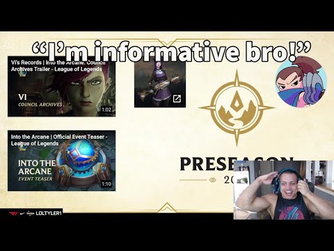 Tyler1 Reacts To His Riot Voiceover Of 2022 Preseason Spotlight!!