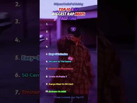 Top 10 Epic Rap Beefs: Feuds That Shook the Hip-Hop World!