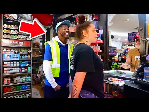Fake Cashier Threatens Employee!
