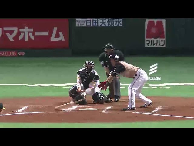 【CS Final】7回表 ファイターズ勝ち越し!! 赤田 バット投げ出し執念の内野ゴロ!! 2014/10/15 H-F