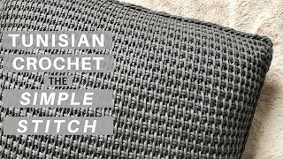 Learn the Tunisian Crochet Simple Stitch, Start to Finish *Video Tutorial & New Pattern*