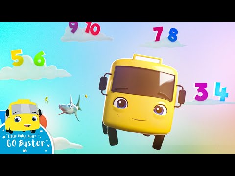 10 Piccoli Autobus - Video per bambini di Go Buster Italiano | Moonbug Kids - Cartoni Animati
