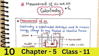 Measurement of ∆U and ∆H | Calorimetry | Thermodynamics