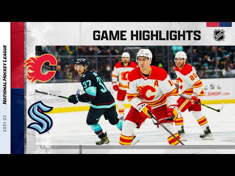 Flames @ Kraken 12/30/21 | NHL Highlights