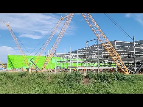 Tesla #GigaTexas #Teratexas Cybertruck Construction Progress