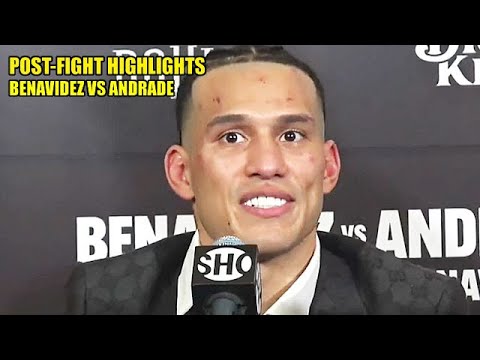 HIGHLIGHTS | David Benavidez POST-FIGHT vs Demetrius Andrade | AGGRESSIVELY CALLS OUT Canelo & Bivol