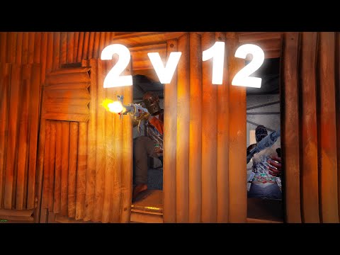 2v12+ ONLINE RAID DEFENCE BACK TO BACK - RUST