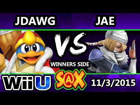 S@X 122 - Jdawg (DeDeDe) Vs. Jae (Sheik) SSB4 Tournament - Smash Wii U - Smash 4