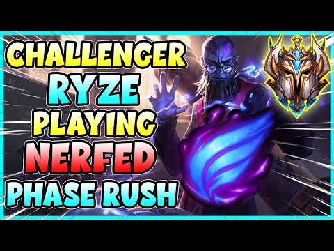 [Best Ryze NA] The Phase Rush Nerfs DON'T MATTER, Ryze is Still Strong