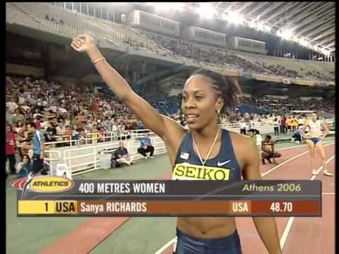 400m - Sanya Richards - 48.70 - World Cup Athens 2006