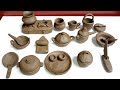 Handmade Kitchen Set Kitchen Tools মাটির খেলনা