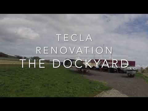 Tecla at the dockyard