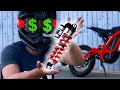 Testing the MOST EXPENSIVE Sur Ron Suspension Rear Shock // EXT Arma E-MX Test and Review