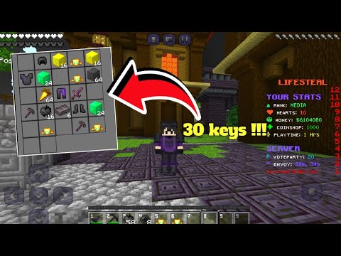 EPIC!!! Opening 30 * keys * on Minecraft Lifesteal Server
