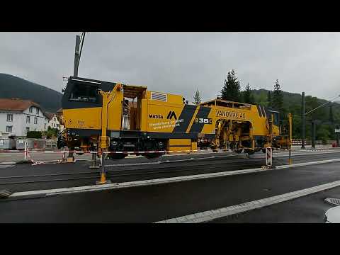 Verladung der Krampmaschine von Vanomag AG