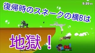 スネークの横B、そこに置くのやめてｗｗ【スマブラSP】