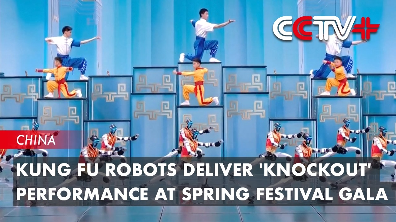 Kung Fu Robots Deliver 'Knockout' Performance at Spring Festival Gala