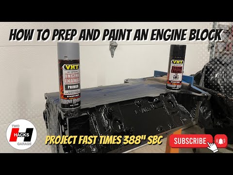 How to Prep and Paint an Engine Block! #engine