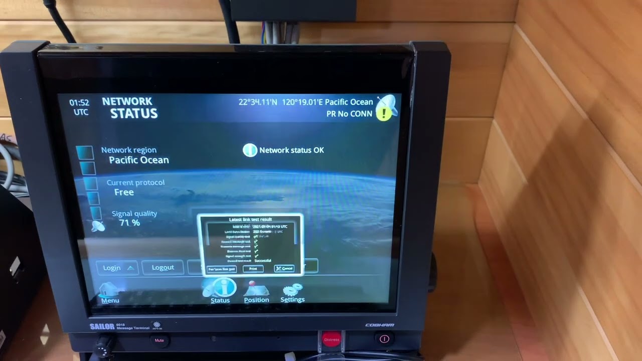 GMDSS SAILOR INM-C 6110 PV TEST