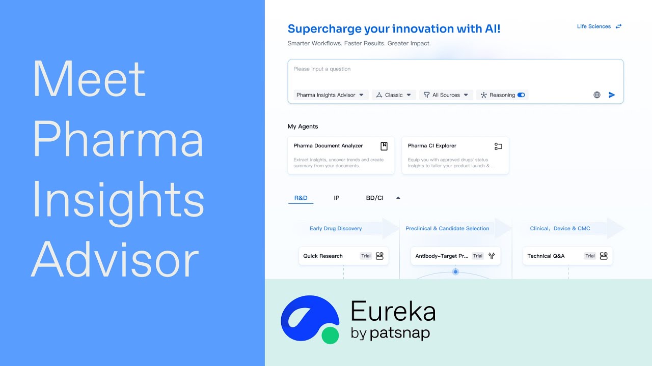 Meet Pharma Insights Advisor by Patsnap - Your Biopharma Assistant That Thinks Like a Scientist