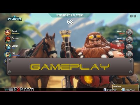 Paladins Barik Gameplay - Closed Beta