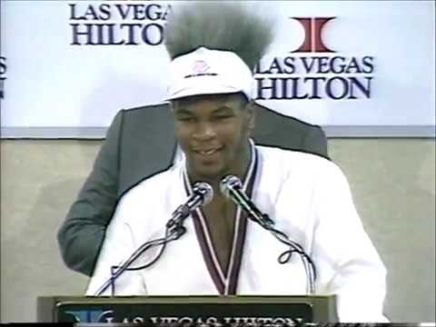 Ron Futrell at Mike Tyson, Don King News Conference Aug 1987
