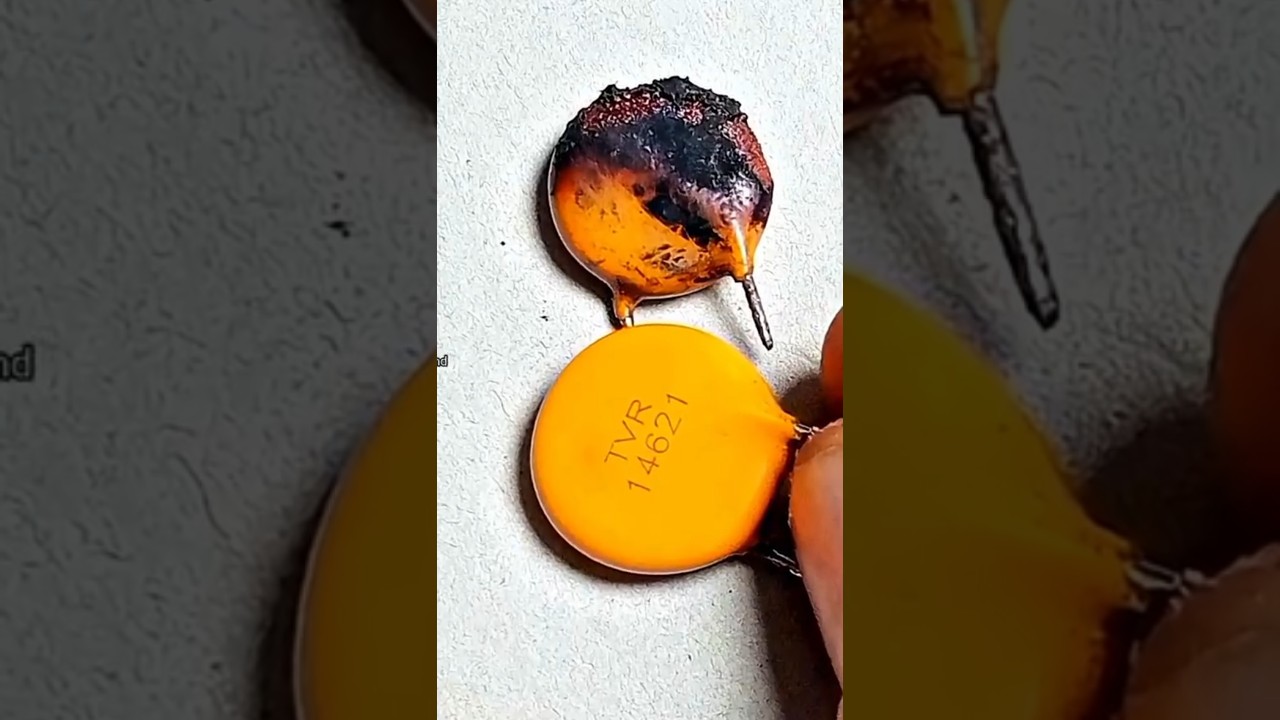 Varistor as a device protector from voltage surges with varying electrical resistance  #varistors